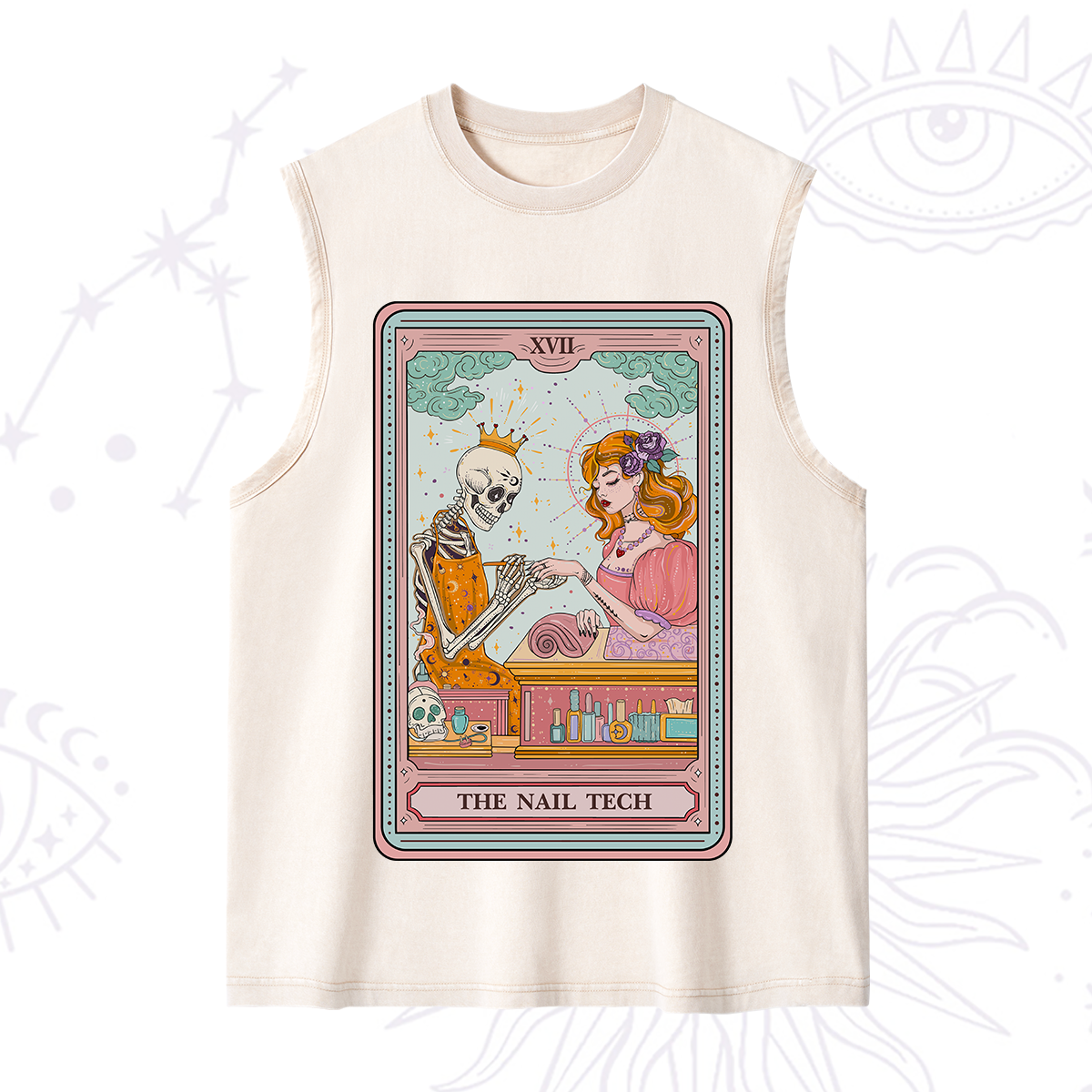 Purplehecate The Nail Tech Life Tarot Washed Tank