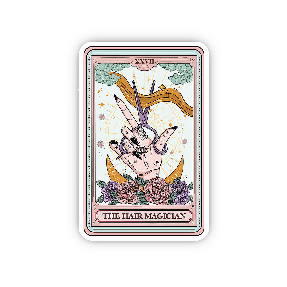 Purplehecate The Hair Magician Tarot Sticker