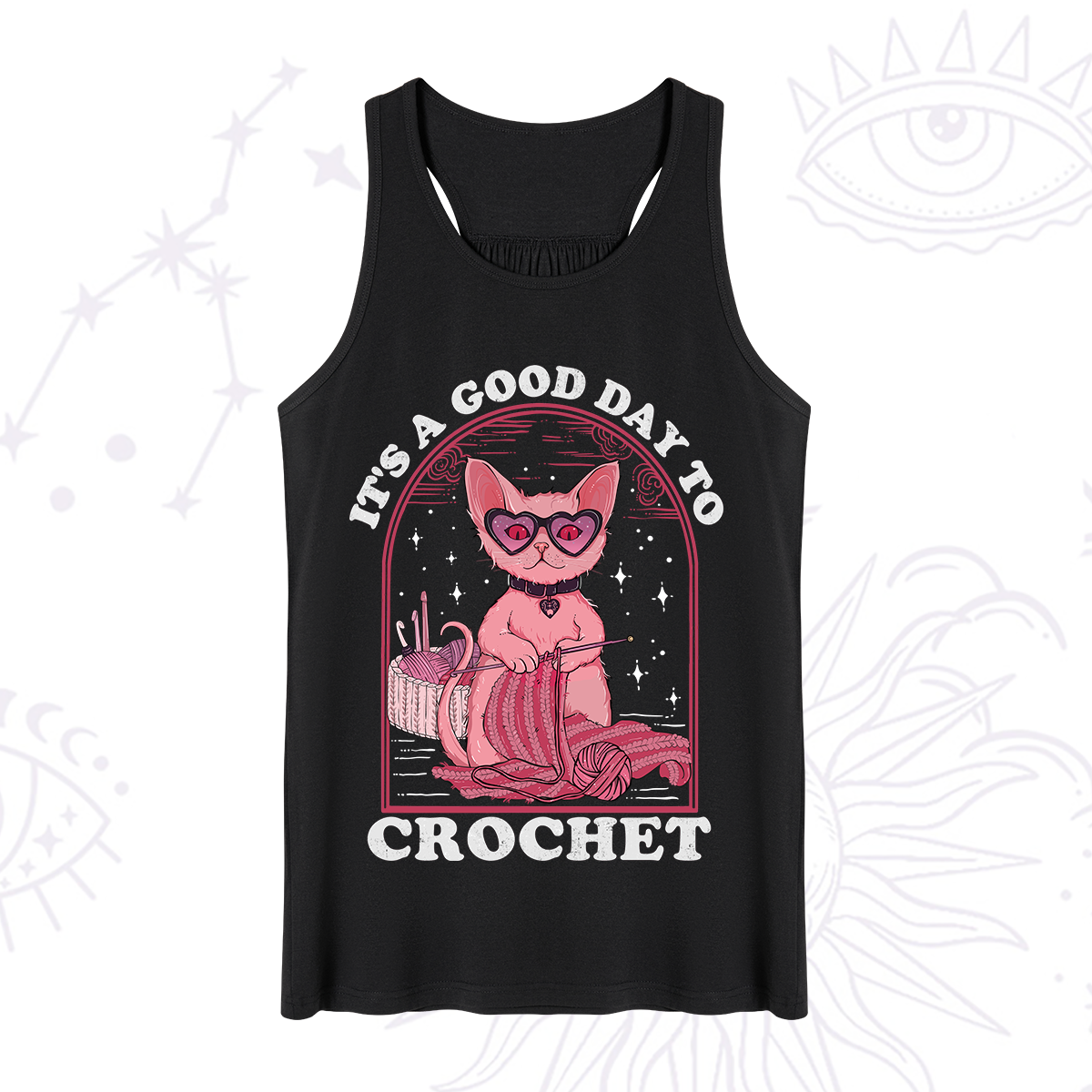 Purplehecate It's A Good Day To Crochet Tank
