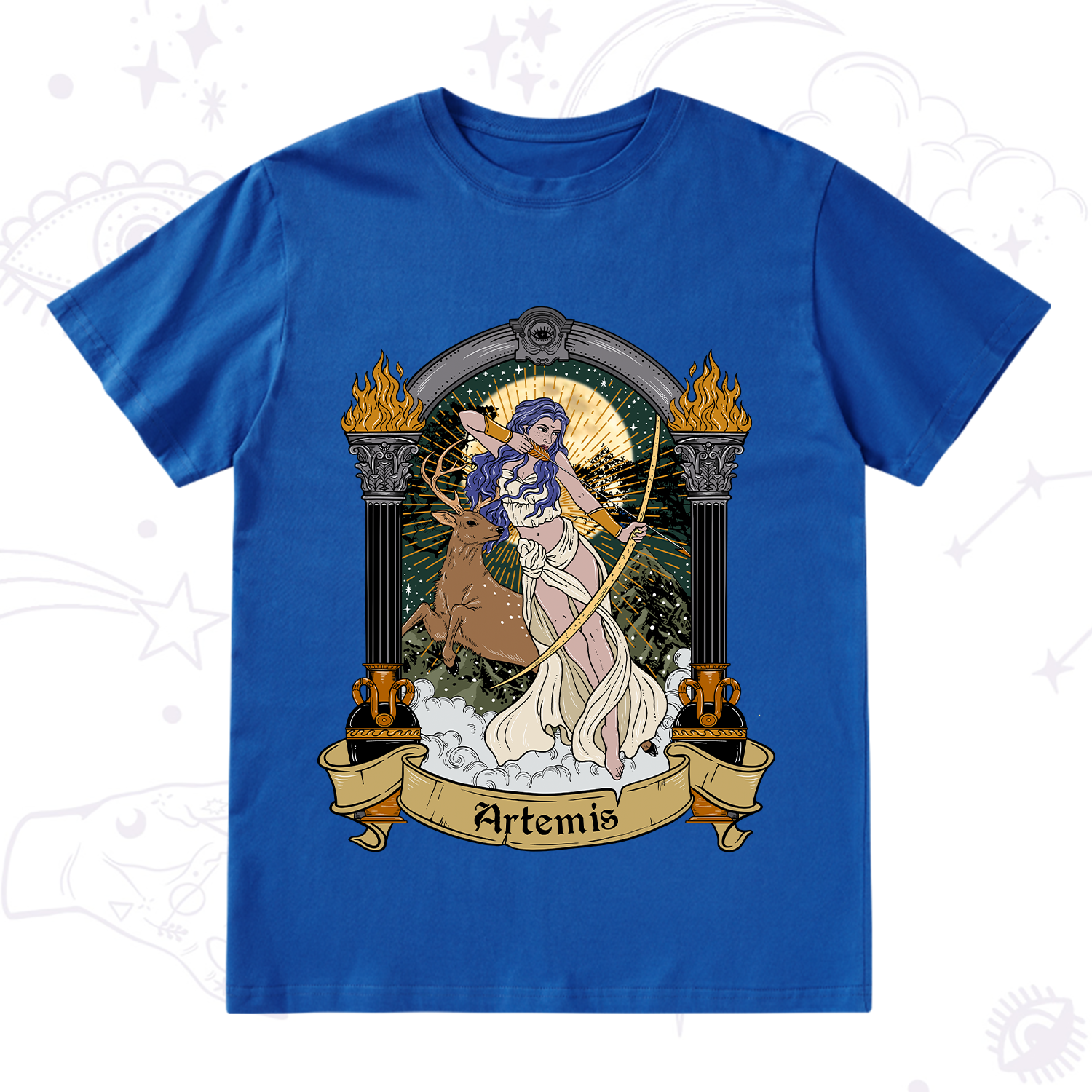 Purplehecate The Huntress Goddess Artemis T-Shirt