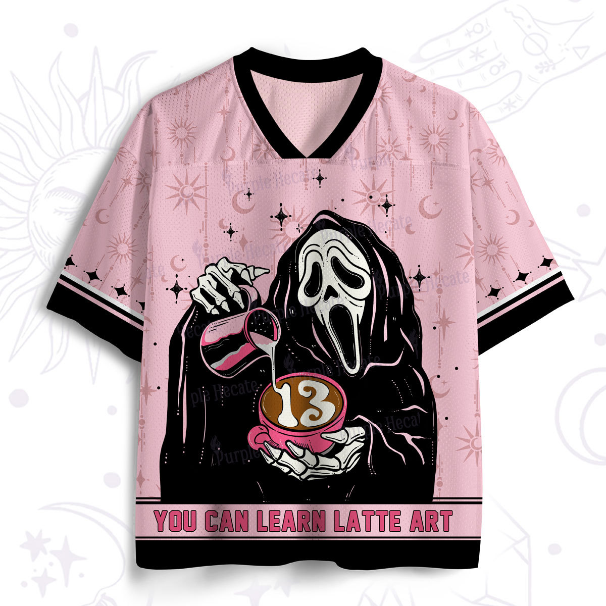 Purplehecate The You Can Learn Latte Art Mesh Jersey