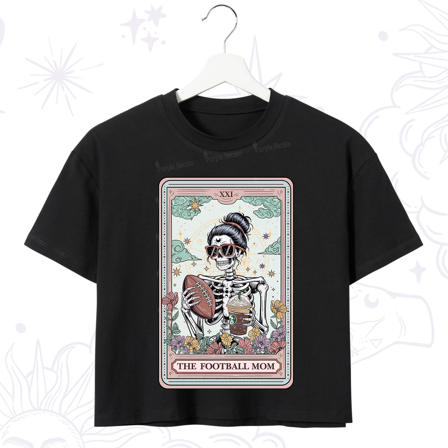 Purplehecate The Football Mom Tarot Crop T-Shirt