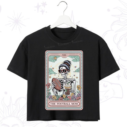 Purplehecate The Football Mom Tarot Crop T-Shirt