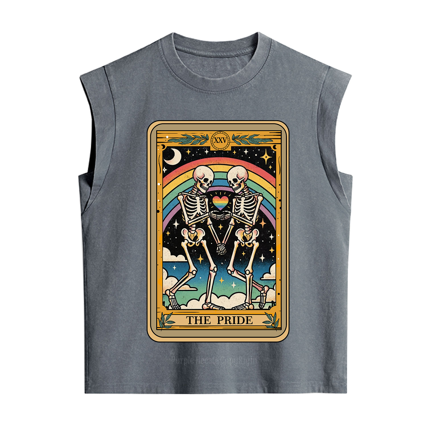 Purplehecate The Pride Tarot Vintage Washed Tank