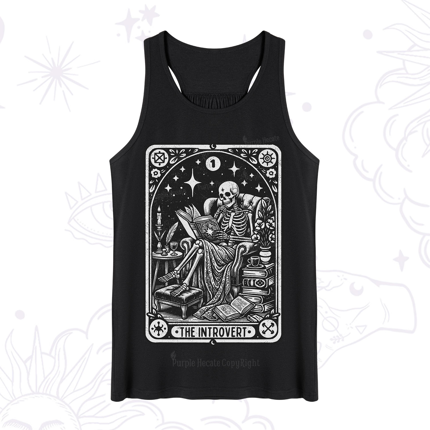 Purplehecate The Introvert Tarot Card Tank