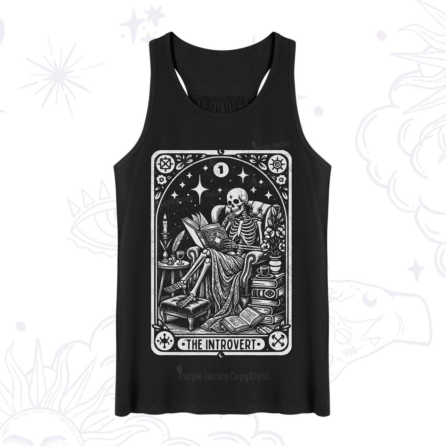 Purplehecate The Introvert Tarot Card Tank