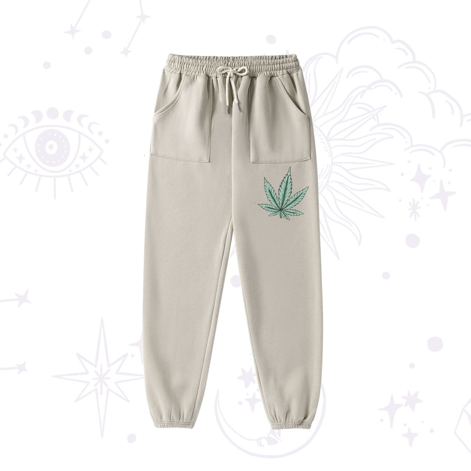 Purplehecate Sarcastic Weed Fleece Hoodie Suit