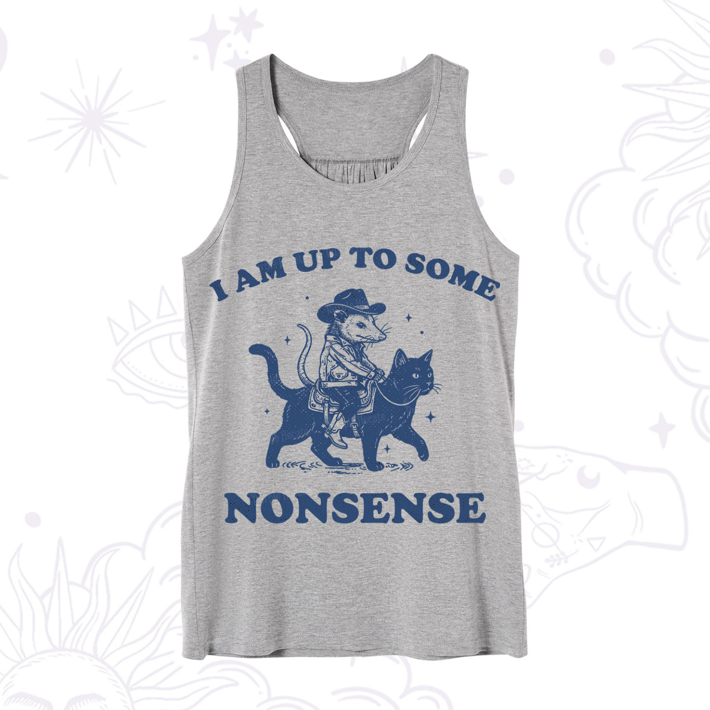 Purplehecate I Am Up To Some Nonsense Opossum Tank