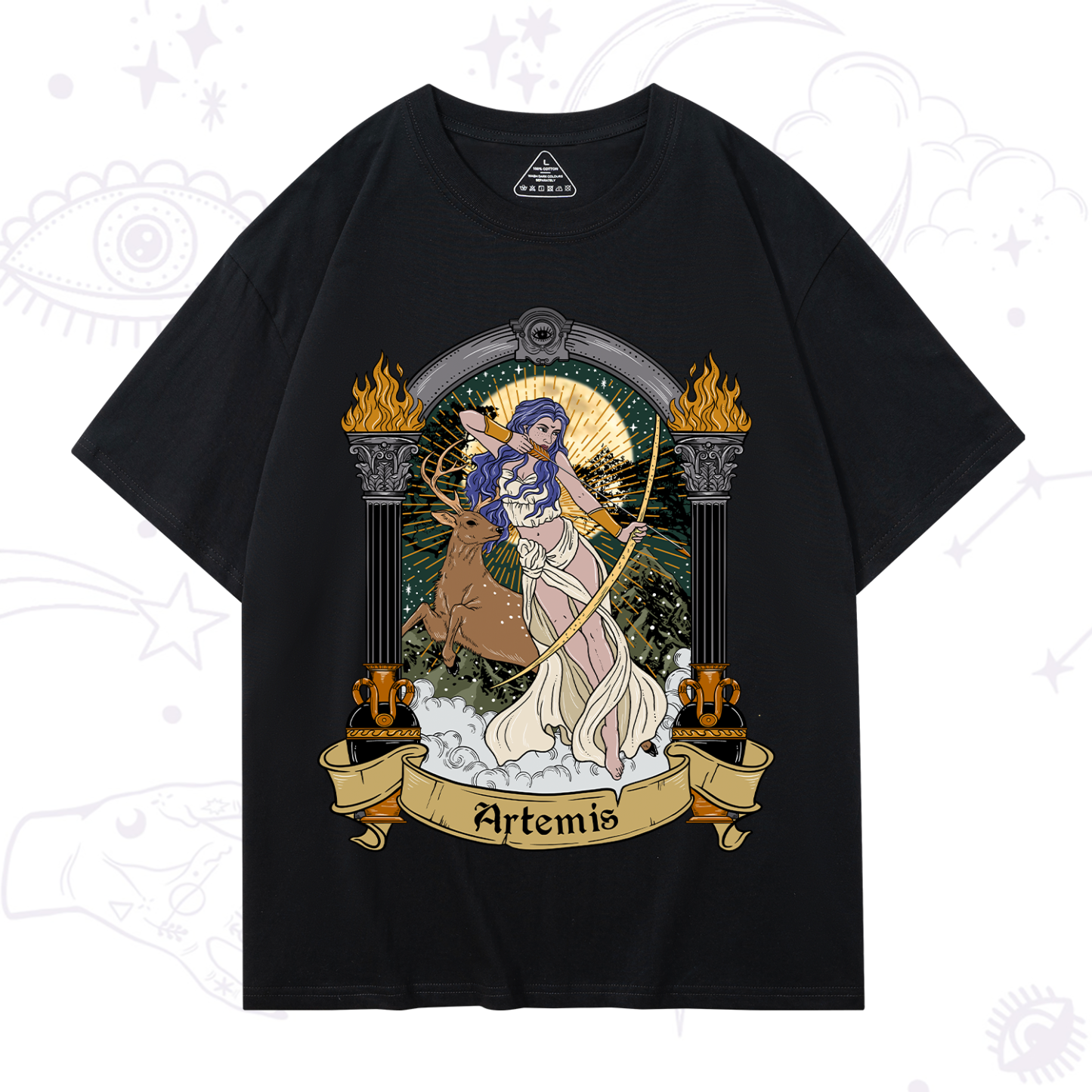 Magic Purplehecate The Huntress Goddess Artemis T-Shirt
