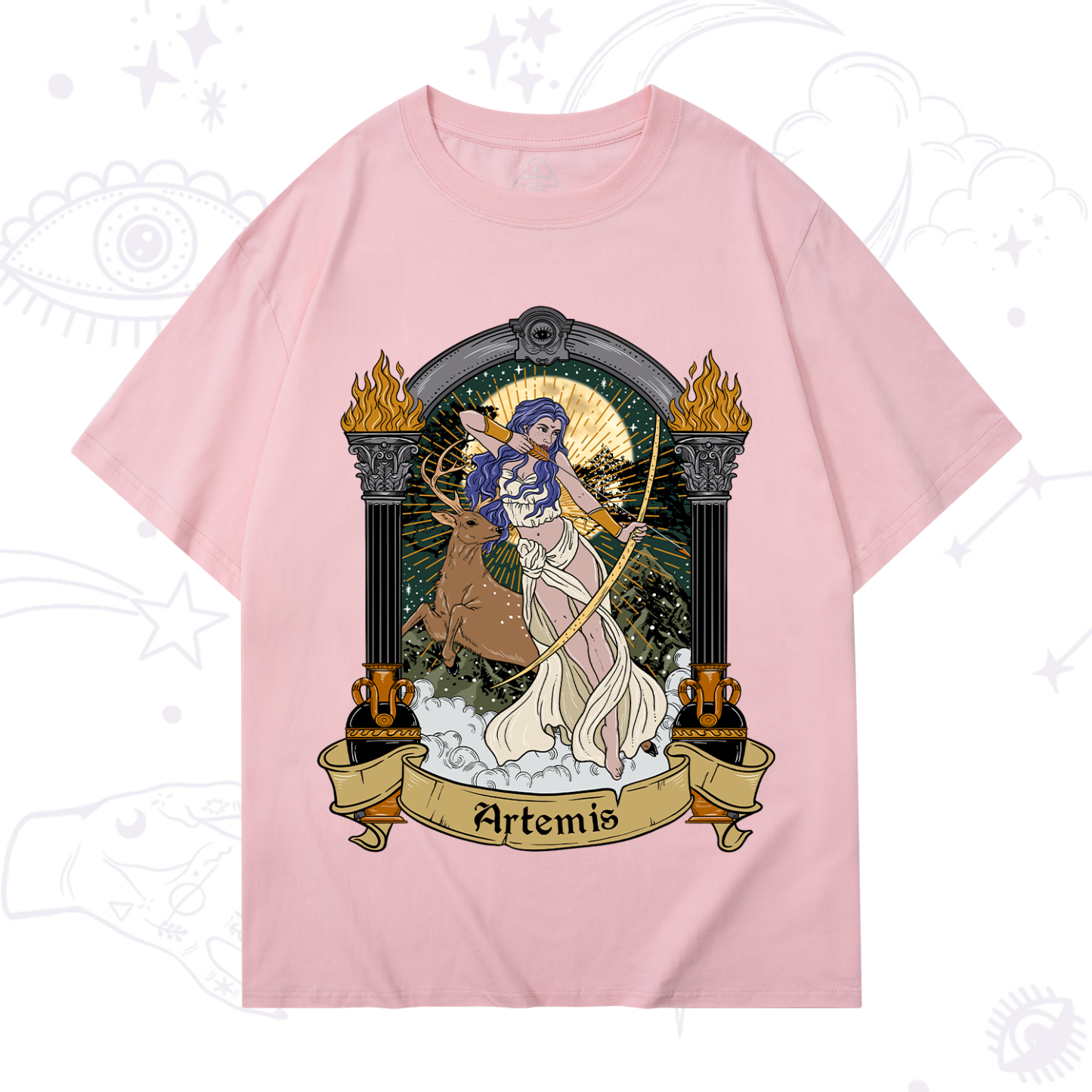 Purplehecate The Huntress Goddess Artemis T-Shirt
