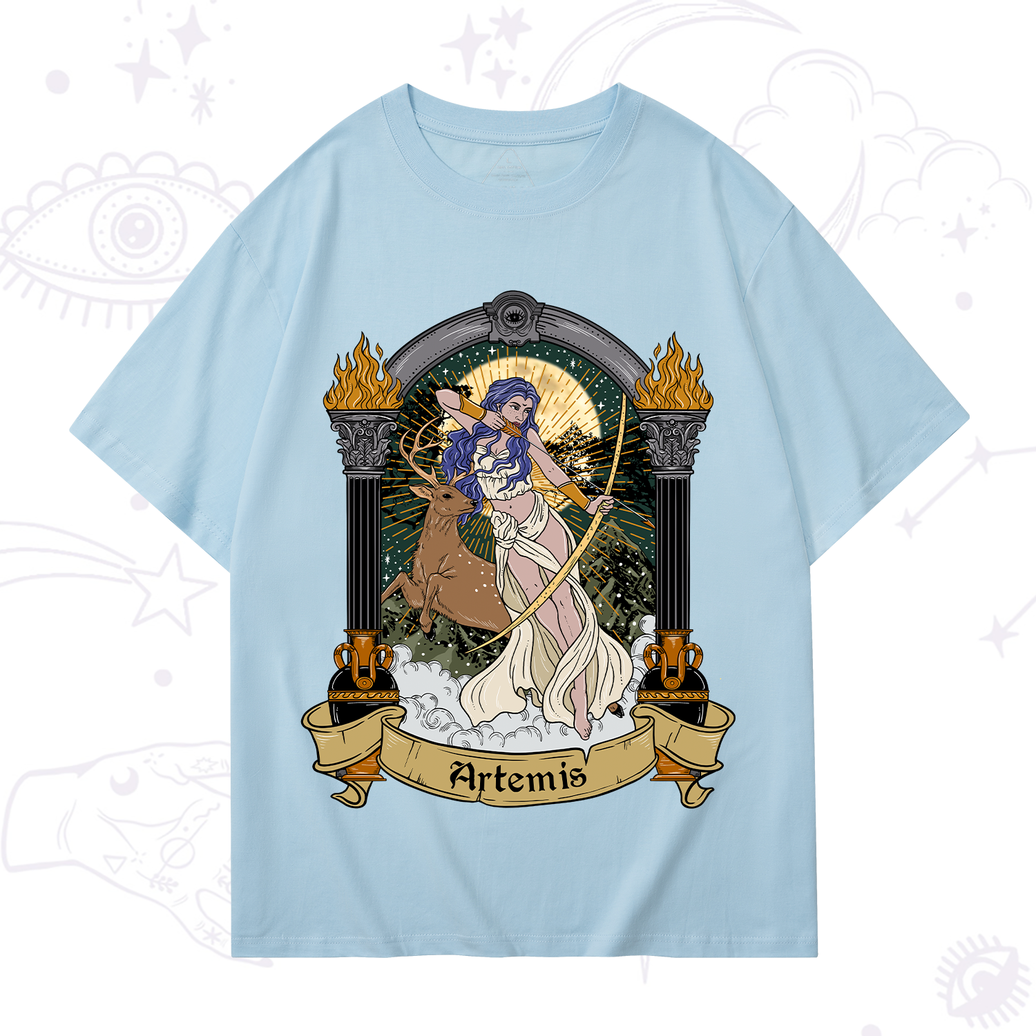 Purplehecate The Huntress Goddess Artemis T-Shirt