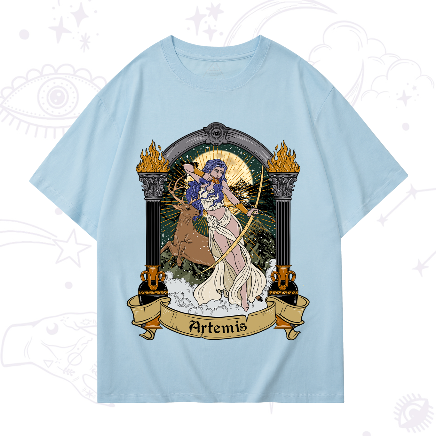Purplehecate The Huntress Goddess Artemis T-Shirt