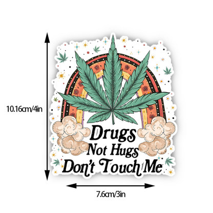 Purplehecate Drugs Not Hugs Sticker