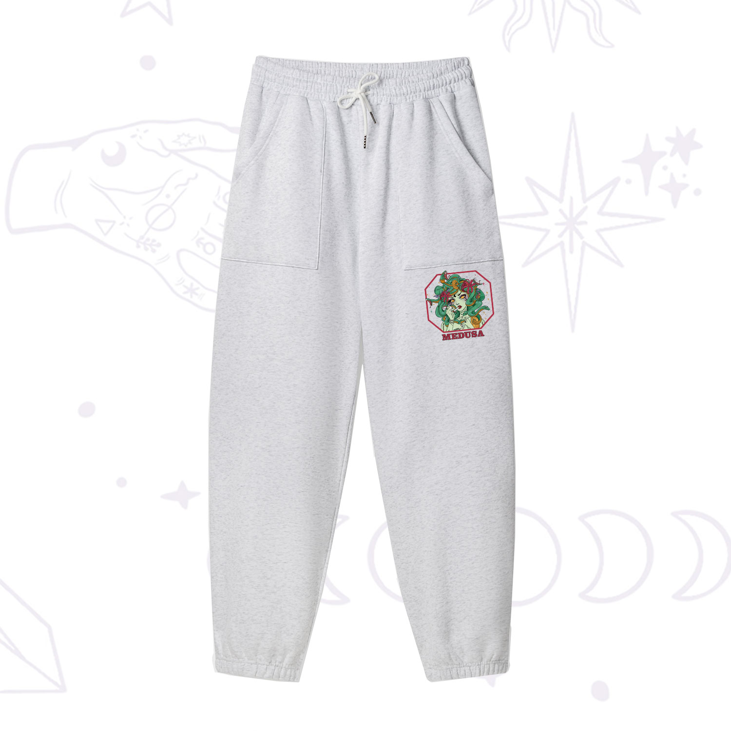 Purplehecate The Greek Goddess Medusa Fleece Sweatpants