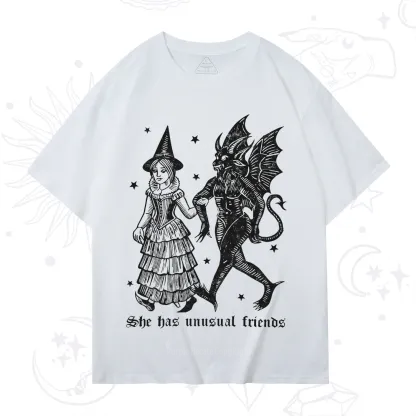 Purplehecate She Has Unusual Friends T-Shirt