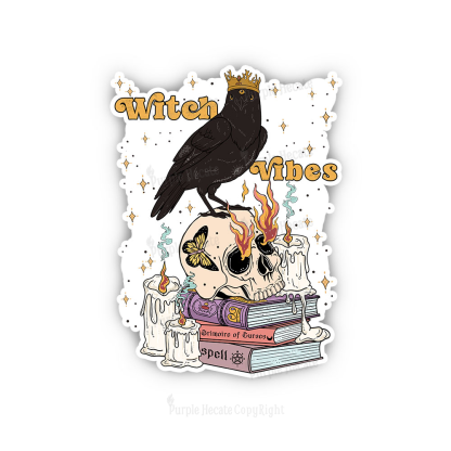 Purplehecate Witch Vibes Sticker