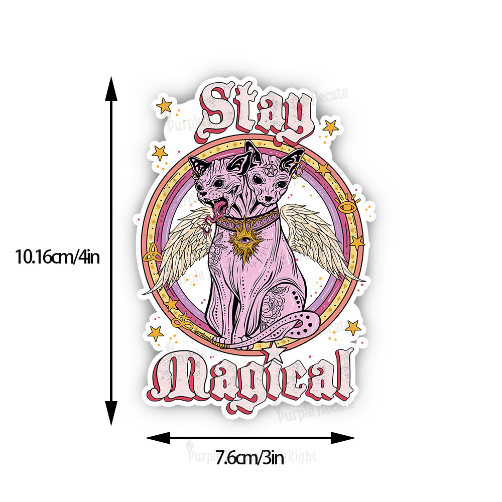 Purplehecate stay magical Sticker