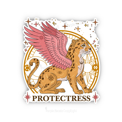Purplehecate Celestial Protectress Sticker