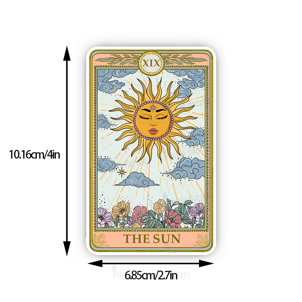 Purplehecate The Sun Tarot Sticker
