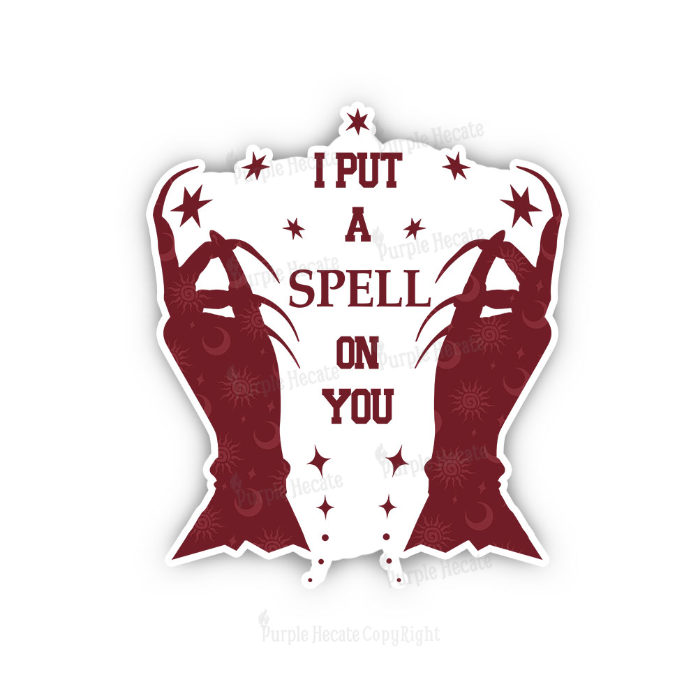 Purplehecate I Put A Spell On You Sticker