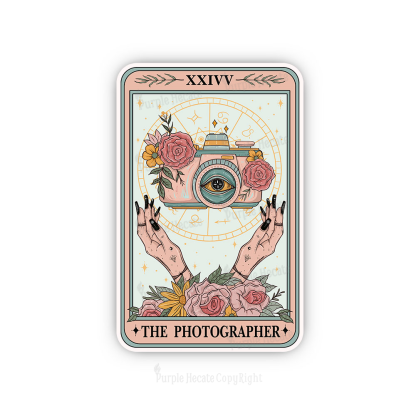 Purplehecate The Photographter Tarot Sticker