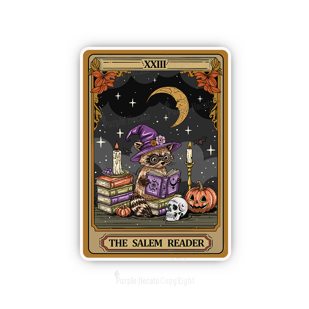 Purplehecate The Salem Reader Tarot Sticker