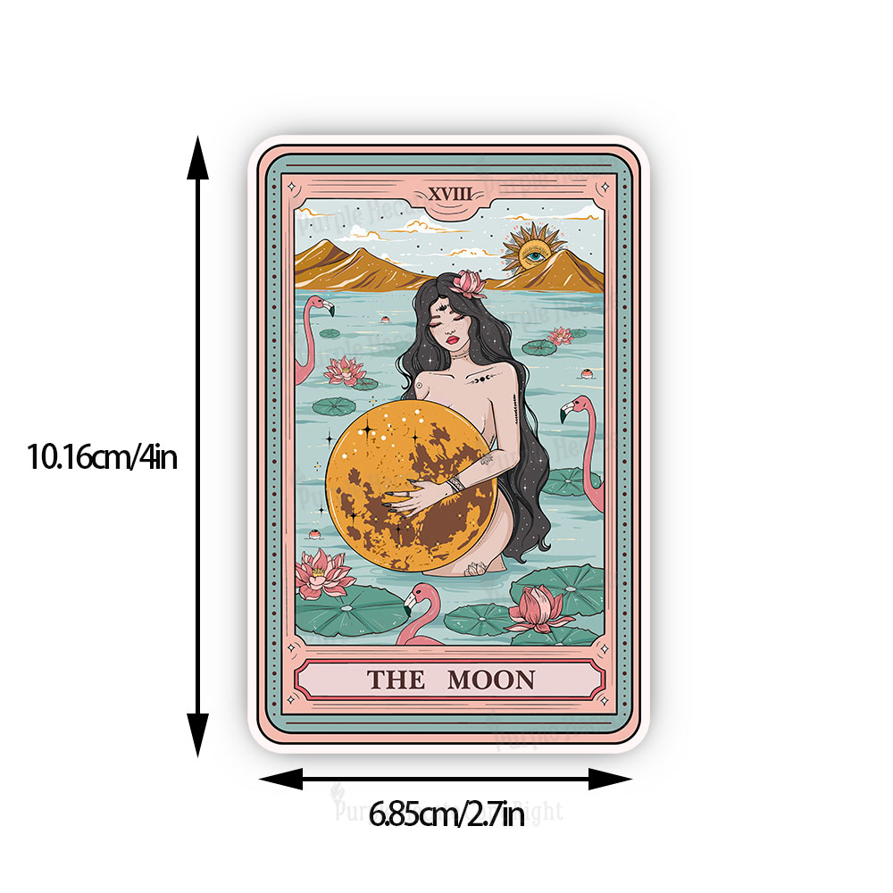 Purplehecate The Moon Goddess Tarot Sticker