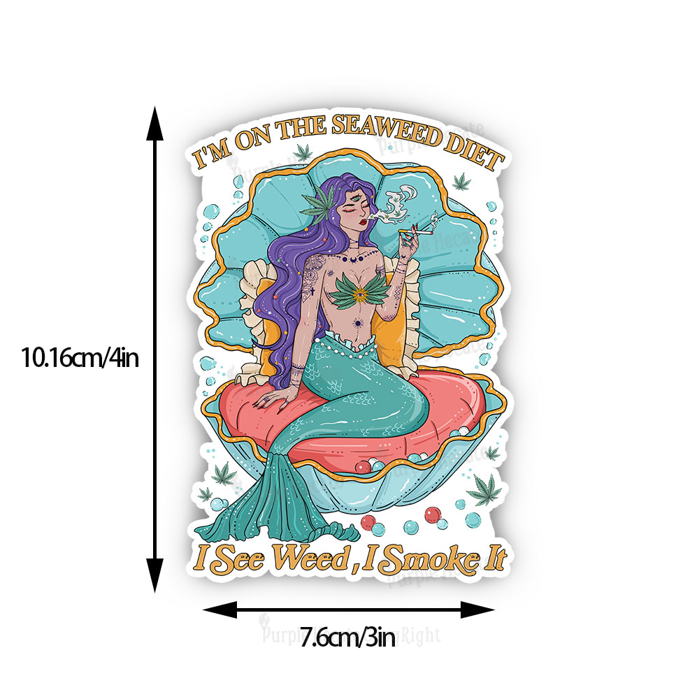 Purplehecate I See Weed I Smoke It Sticker