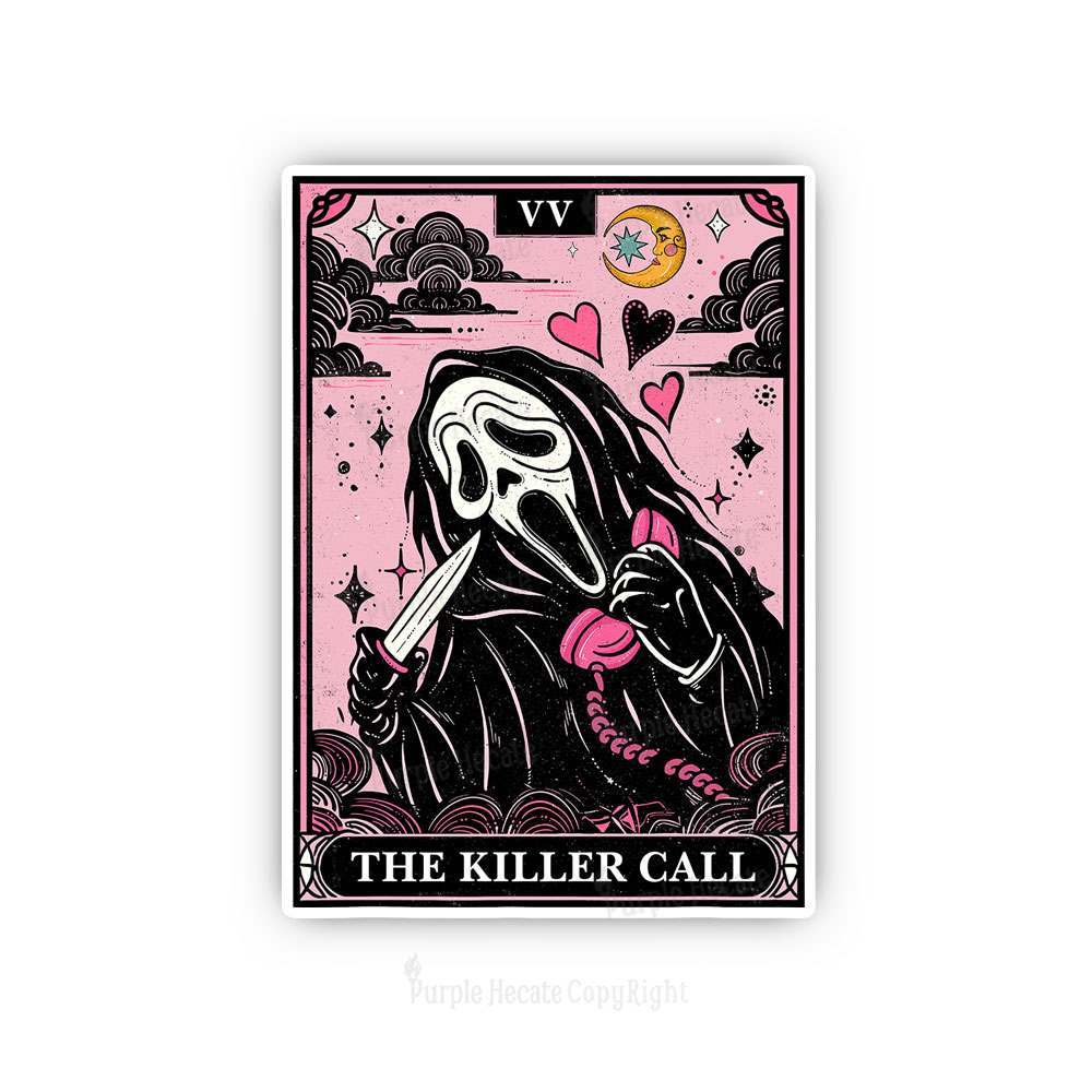 Purplehecate The Killer Call Tarot Sticker