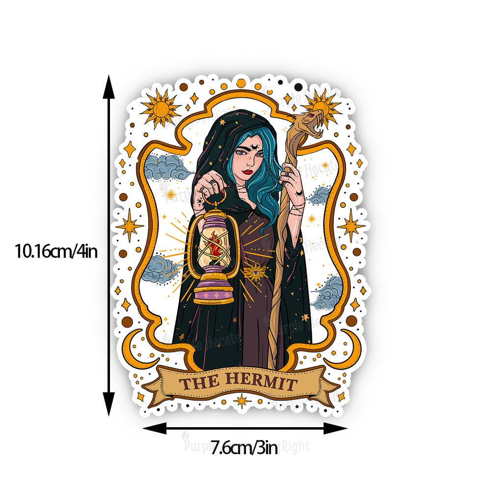 Purplehecate The Hermit Goddess Sticker