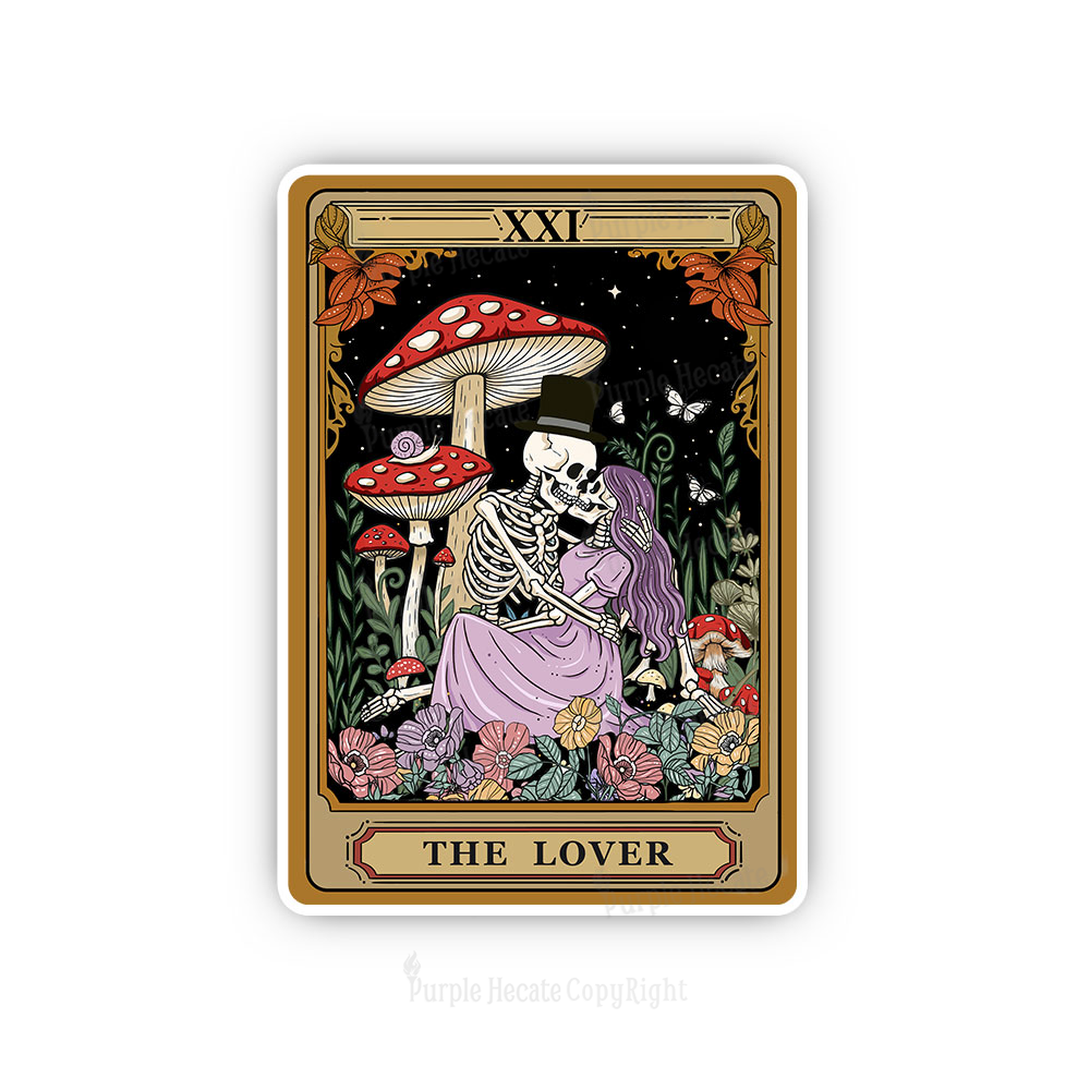 Purplehecate The Vintage Lover Tarot Sticker