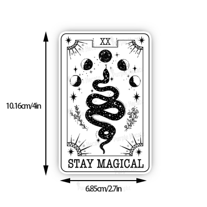 Purplehecate The Stay Magical Tarot Sticker