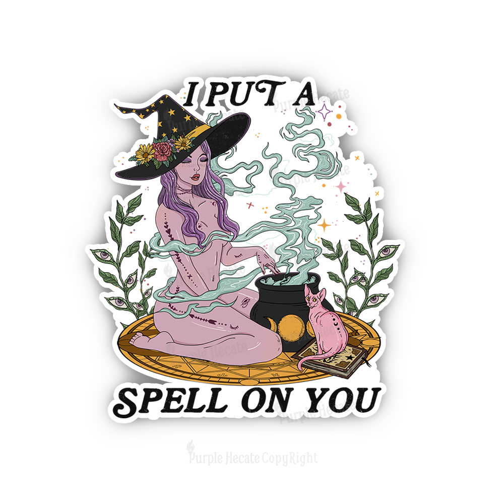 Purplehecate I Put A Spell On You Sticker
