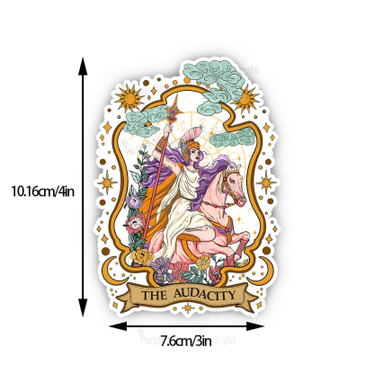 Purplehecate The Audacity Goddess Sticker