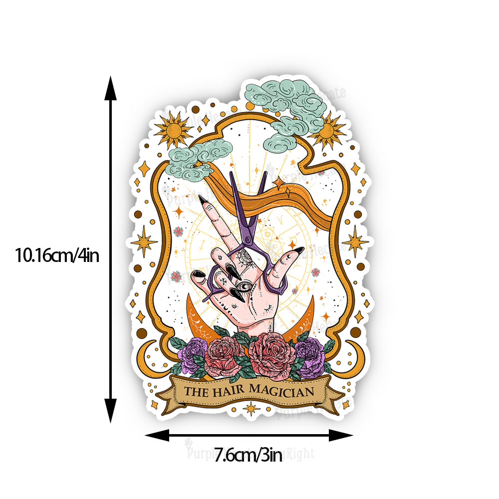 Purplehecate The Hair Magician Sticker