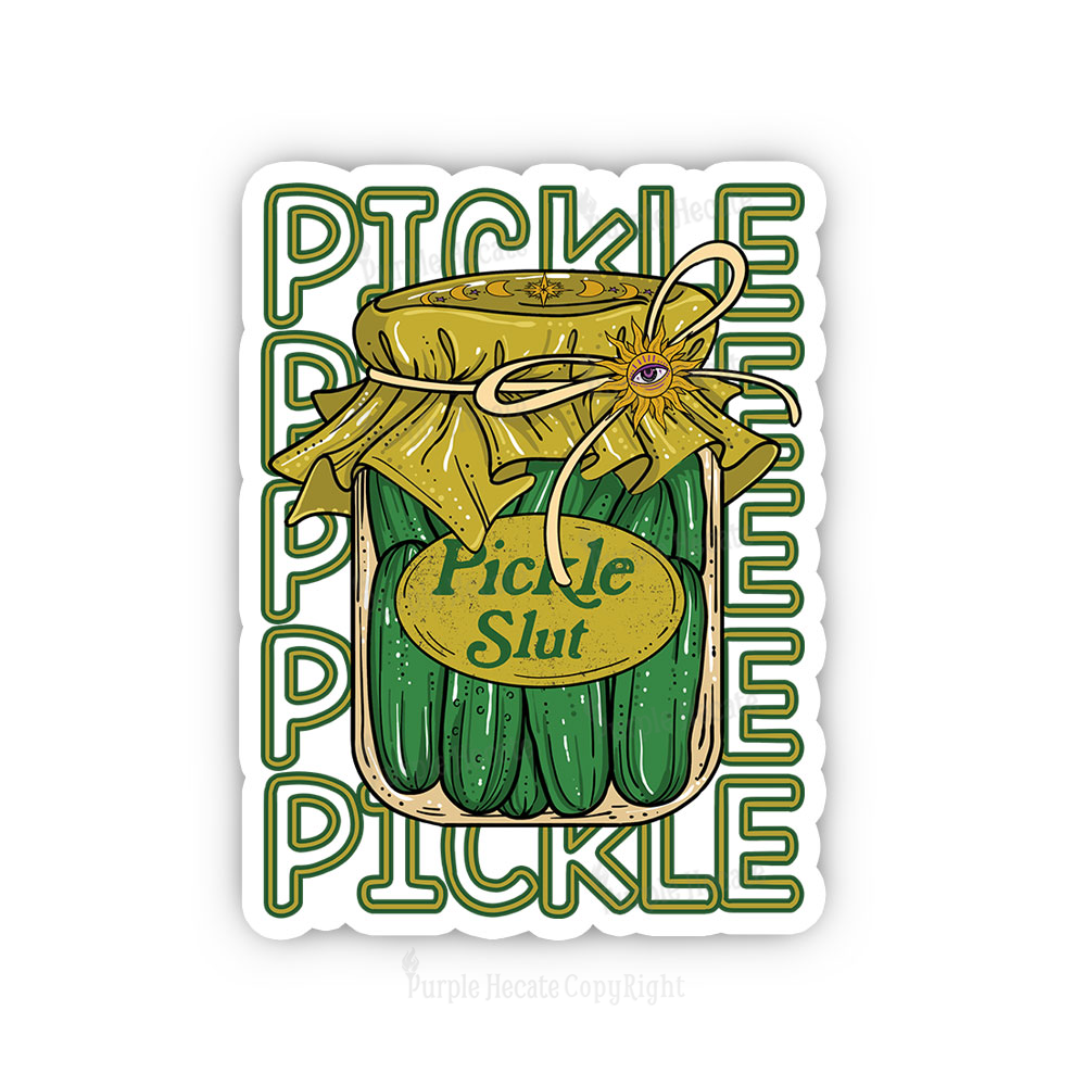 Purplehecate Pickle Slut Sticker