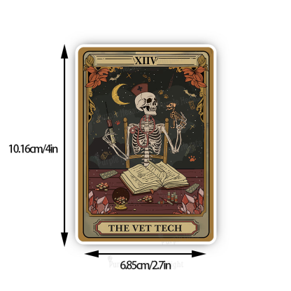Purplehecate The Vet Tech Selekton Tarot Sticker