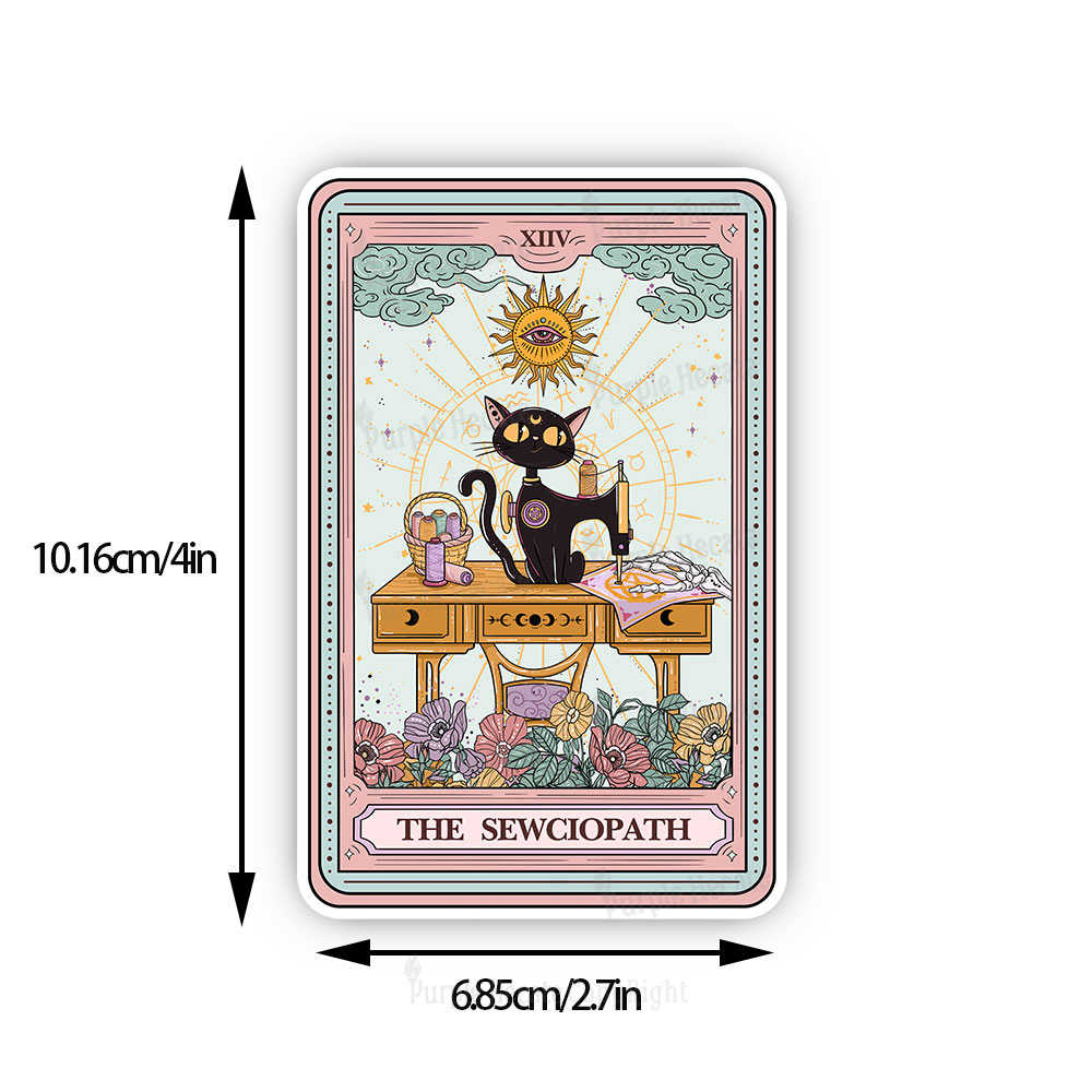 Purplehecate The Sewciopath Tarot Sticker