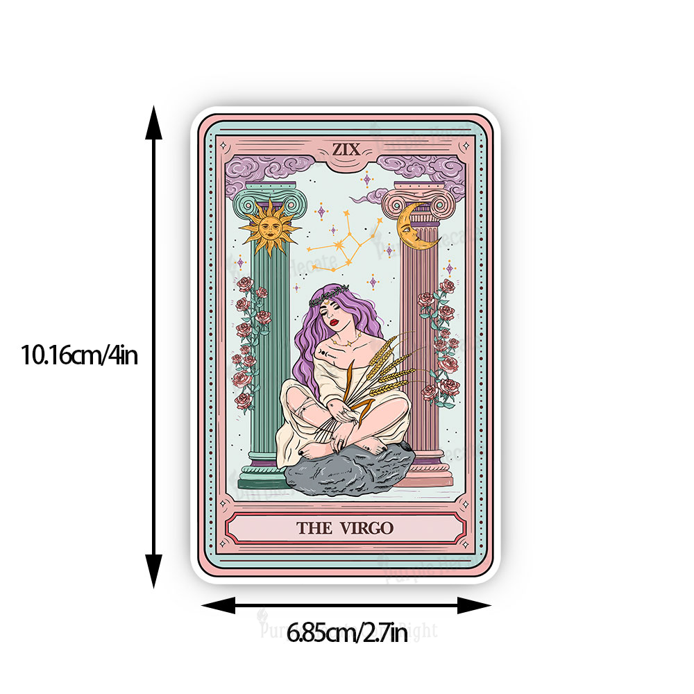 Purplehecate The Virgo Goddess Tarot Sticker