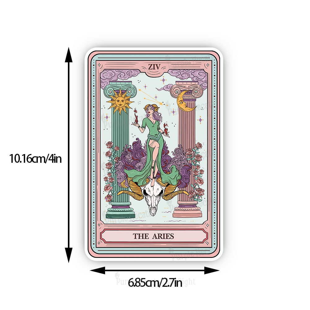 Purplehecate The Aries Goddess Tarot Sticker