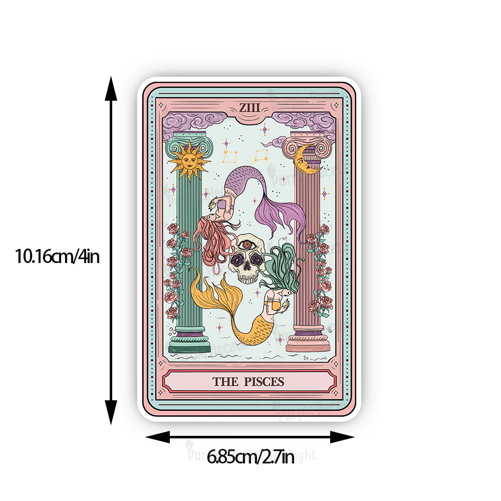 Purplehecate The Pisces Goddess Tarot Sticker