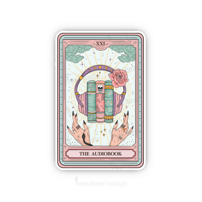 Purplehecate The Audiobook Tarot Sticker