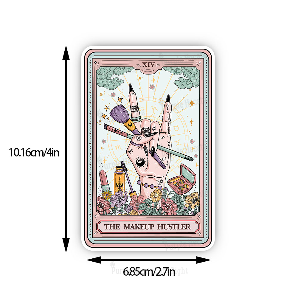 Purplehecate The Makeup Hustler Tarot Sticker