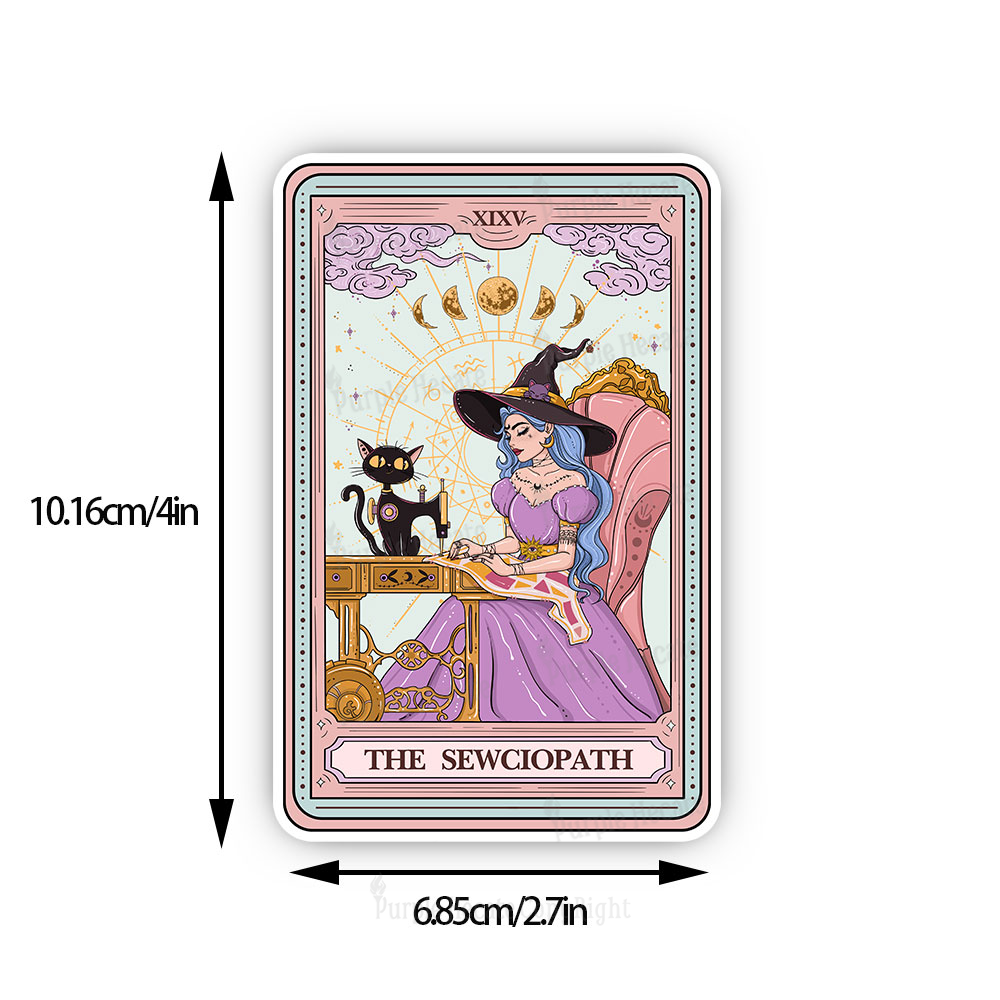 Purplehecate The Sewciopath Tarot Sticker