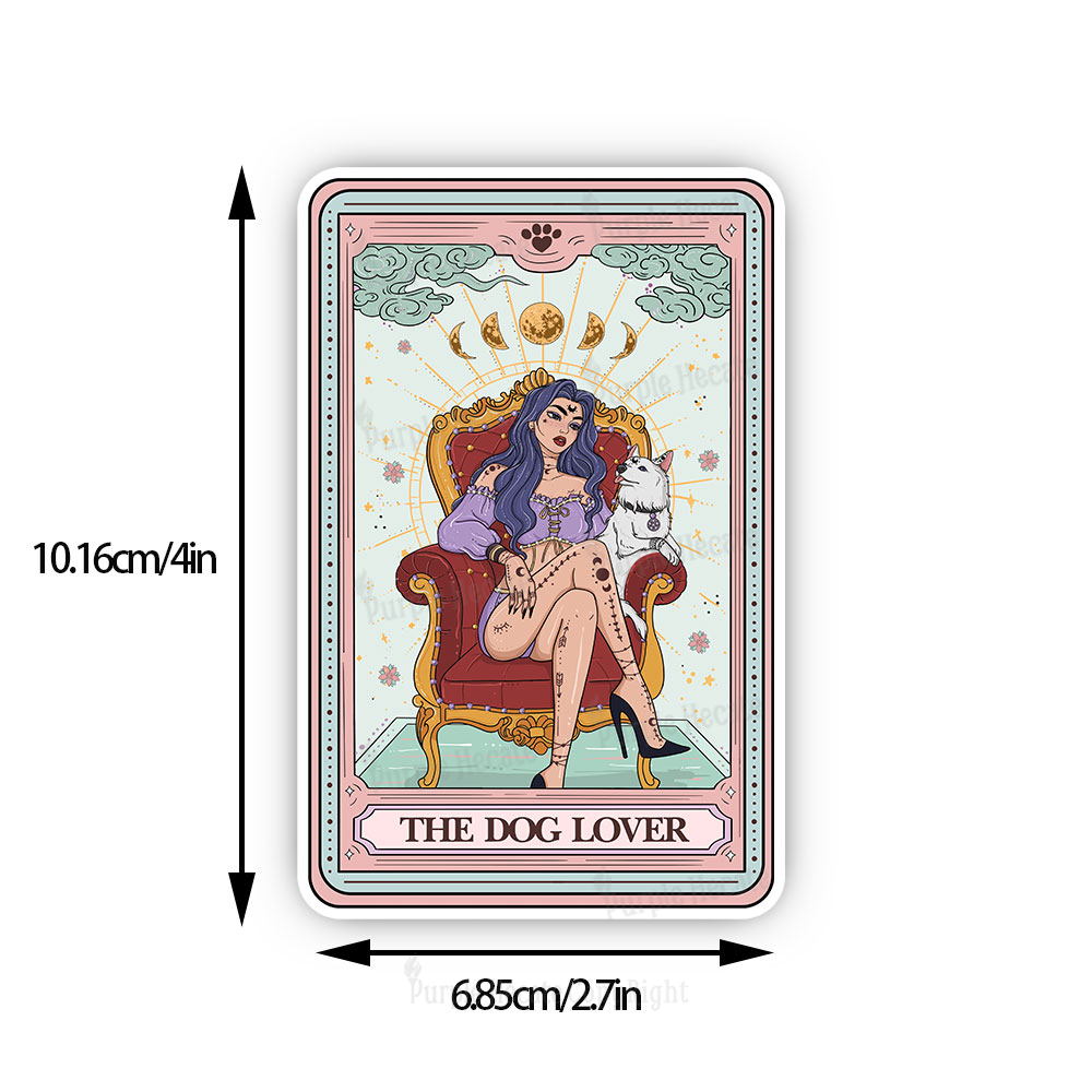 Purplehecate The Dog Lover Tarot Sticker