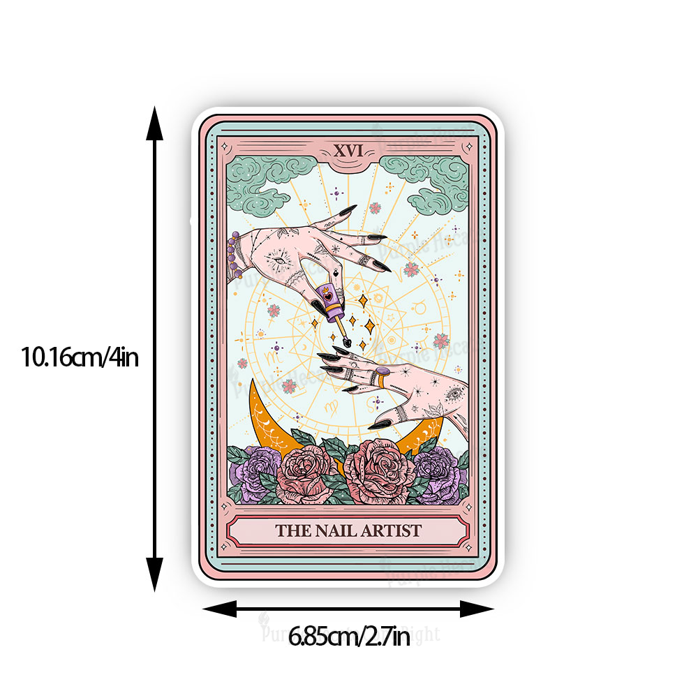 Purplehecate The Nail Artist Tarot Sticker