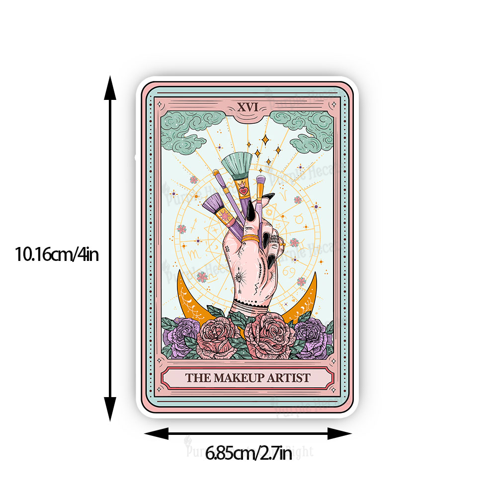 Purplehecate The Makeup Artist Life Tarot Sticker