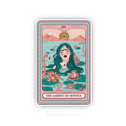 Purplehecate The Garden Of Mystics Tarot Sticker
