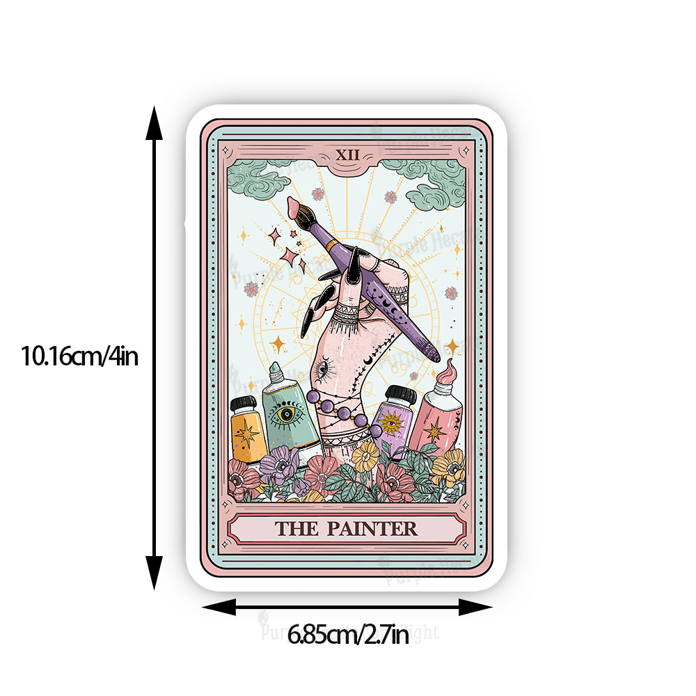 Purplehecate The Painter Tarot Sticker