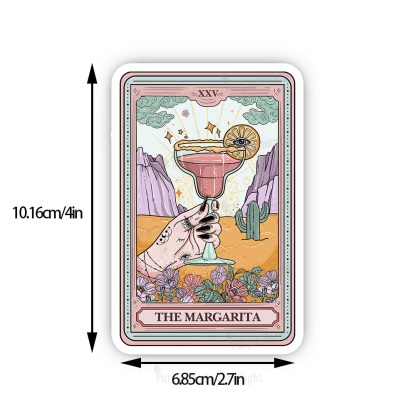 Purplehecate The Margarita Tarot Card Sticker